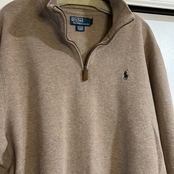 Gently used Polo Ralph Lauren 3/4 zip sweater in size XL - Picture 7 of 11